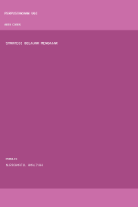 Image of Strategi belajar mengajar