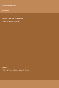 Image of Ulumul qur'an pengantar ilmu-ilmu al-qur'an