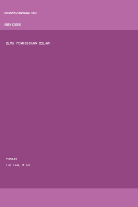 Image of Ilmu pendidikan islam