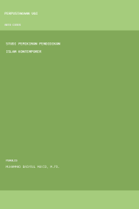 Image of Studi pemikiran pendidikan islam kontemporer