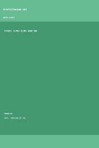 Image of Studi ilmu-ilmu qur'an
