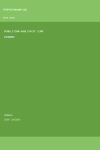 Image of Penelitian Kualitatif Ilmu Ekonomi