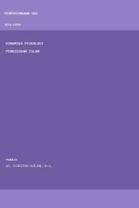 Image of Dinamika psikologi pendidikan islam