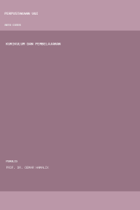 Image of Kurikulum dan pembelajaran