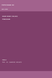 Image of Dasar-dasar evaluasi pendidikan