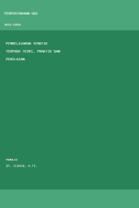 Image of Pembelajaran tematik terpadu teori, praktik dan penilaian