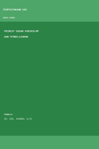 Image of Prinsip dasar kurikulum dan pembelajaran