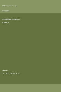 Image of Pengantar teknologi kinerja