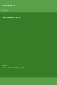 Image of Ilmu pendidikan islam