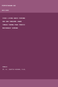 Image of Studi living hadis tentang hak dan tanggung jawab tunggu tubang pada tradisi masyarakat semende