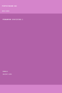 Image of Pengantar Statistika 1