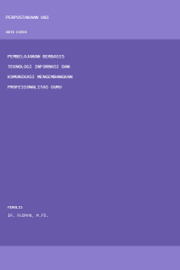 Image of Pembelajaran berbasis teknologi informasi dan komunikasi mengembangkan profesionalitas guru