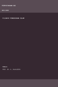 Image of Filsafat pendidikan islam