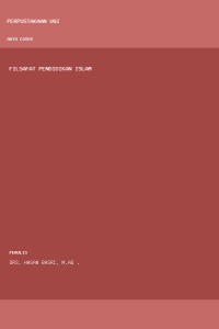 Image of Filsafat pendidikan islam