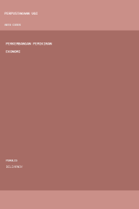 Image of Perkembangan Pemikiran Ekonomi