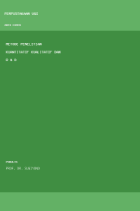 Image of Metode penelitian kuantitatif kualitatif dan R & D