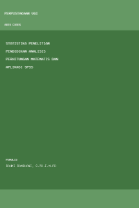 Image of Statistika penelitian pendidikan analisis perhitungan matematis dan aplikasi spss