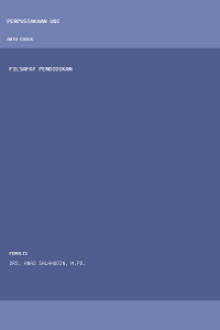 Image of Filsafat pendidikan