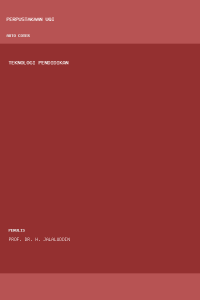 Image of Teknologi pendidikan