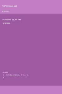 Image of Psikologi islam yang sempurna