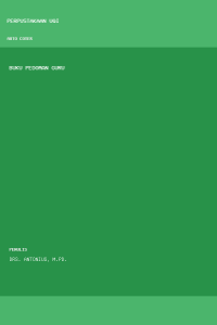 Image of Buku pedoman guru