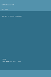 Image of Sistem informasi manajemen