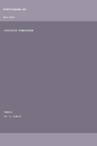 Image of Statistik pendidikan