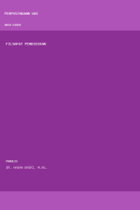 Image of Filsafat pendidikan