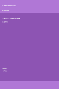 Image of Strategi Pembangunan Daerah