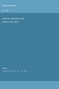 Image of Auditing (metodologi dan kertas kerja audit)