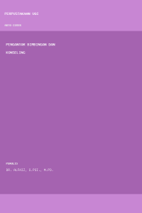 Image of Pengantar bimbingan dan konseling