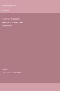 Image of Filsafat pendidikan manusia, filsafat, dan pendidikan