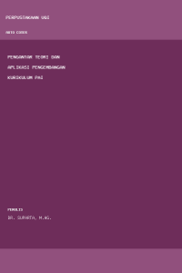 Image of Pengantar teori dan aplikasi pengembangan kurikulum pai