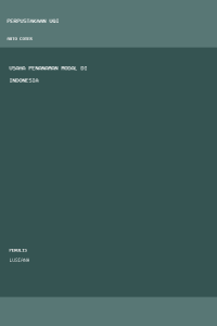 Image of Usaha Penanaman Modal Di indonesia