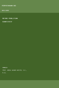 Image of Metode penelitian kuantitatif