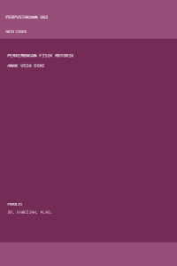 Image of Perkembngan fisik motorik anak usia dini