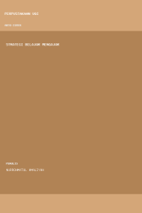 Image of Strategi belajar mengajar