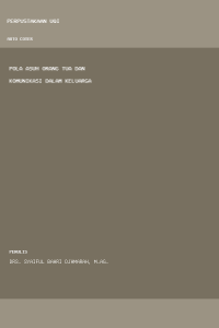 Image of Pola asuh orang tua dan komunikasi dalam keluarga