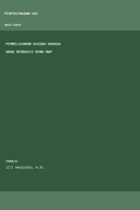 Image of Pembelajaran kaidah bahasa arab berbasis mind map