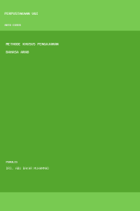 Image of Methode khusus pengajaran bahasa arab