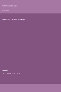 Image of Analisis laporan keungan