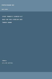 Image of Stock trader's starter kit baca ini dulu sebelum jadi trader saham
