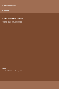 Image of Etika perbankan syariah teori dan implementasi