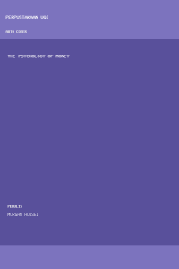 Image of The psychology of money