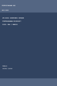 Image of Aplikasi akuntansi dengan pemprograman microsoft excel VBA ( Marco)