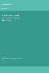 Image of Bisnis digital e-commerce dan e-business pendekatan model bisnis