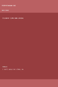 Image of Filsafat ilmu dan logika