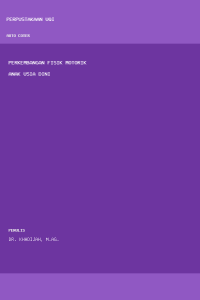 Image of Perkembangan fisik motorik anak usia dini