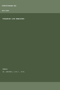 Image of Pengantar ilmu manajemen