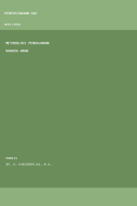 Image of Metodologi pengajaran bahasa arab